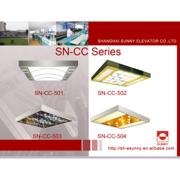 Elevator Car Ceiling with Acrylic Top Panel (SN-CC-501)